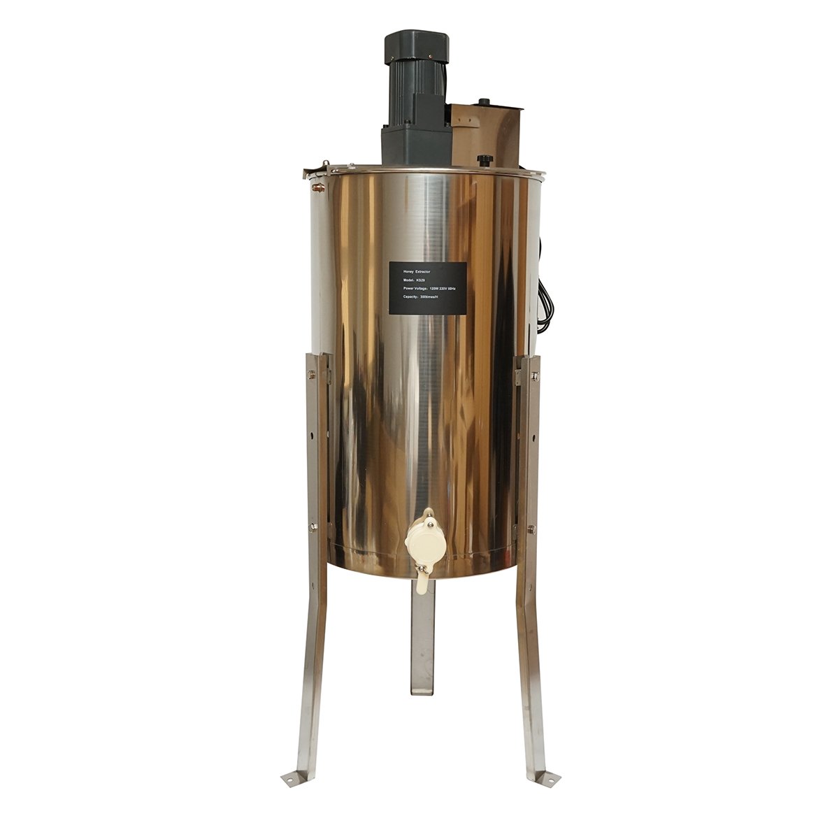 Centrifuga apicola electrica 120W 220V, extractor miere din inox cu 3 rame Centrifuga apicola electrica 120W 220V, extractor miere din inox cu 3 rame